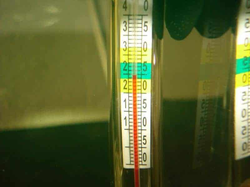 Aquarium thermometer